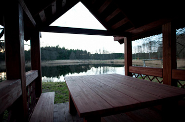 Поляна у озера 